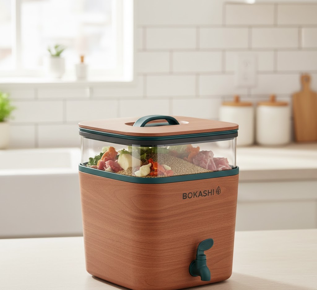 Bokashi fermentation composter